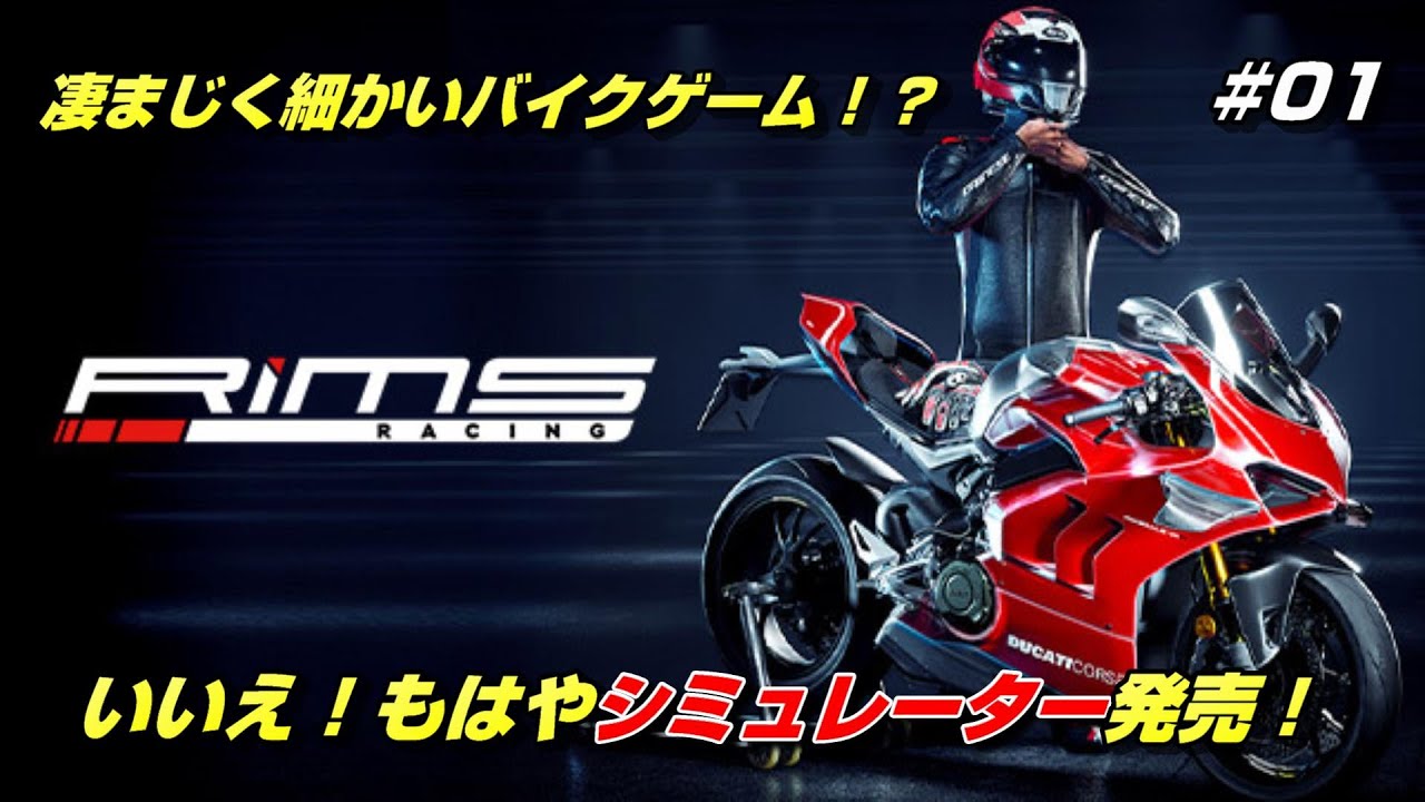 超絶難易度の精密なバイクゲーム ってかシミュレーター ０１ Rims Racing Youtube