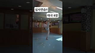 심사연습🔥 태극 8장 🥋 #태권도 #품새 #태극8장 #poomsae #taegeuk8