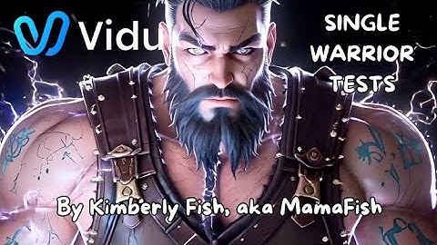 Vidu Studios Q2 R2V Capability Single Warrior Fight Tests