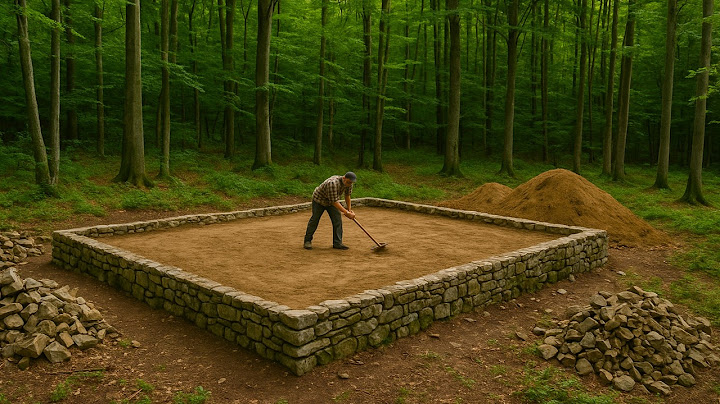 65 Days of Building a Bushcraft Survival House Without a Nail