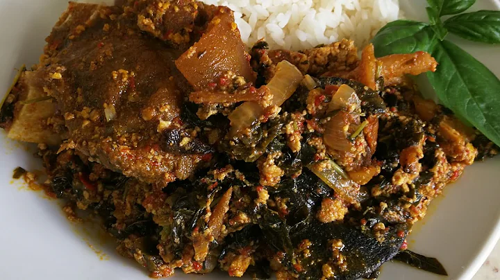 DETAILED:HOW TO COOK NIGERIAN EGUSI STEW AND RICE