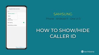How to Show/Hide Caller ID - Samsung Phone [Android 11 - One UI 3] screenshot 5