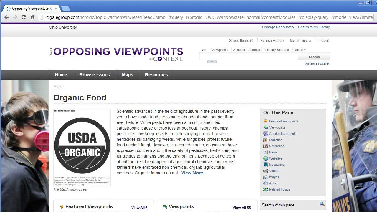 opposing viewpoints for topic exploration opposing viewpoints for topic exploration