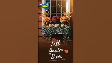 Fall Garden Decor Ideas 2025 🍂 Stunning Window Boxes & Outdoor Flower Pots!