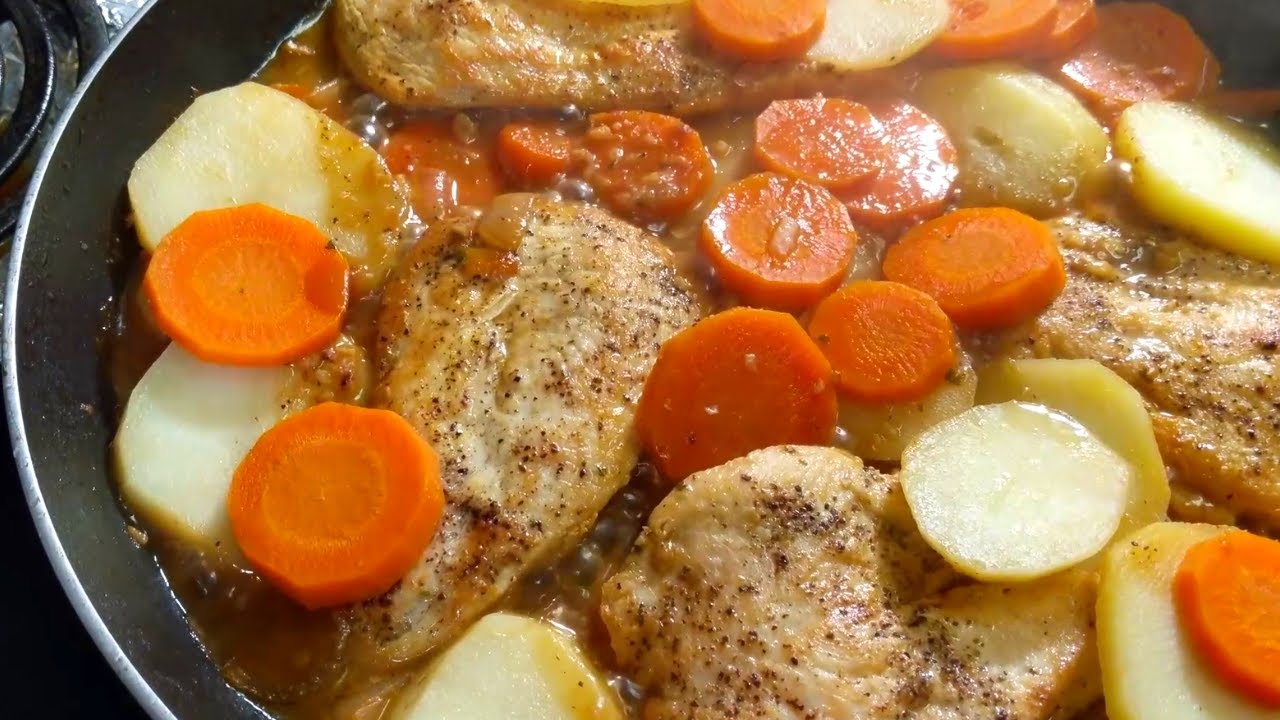 Easy and simple Chicken Potato and Carrots Recipe Simple And