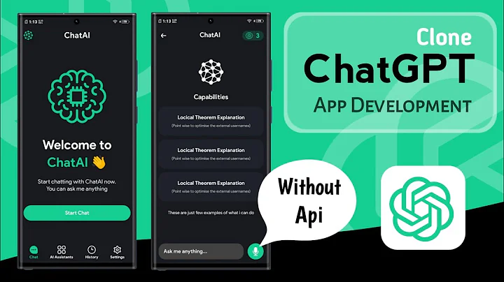 How to create ChatGPT clone app without api | how to create chatgpt app in sketchware pro