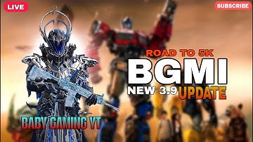 BGMI 3.9 New Update is Here | New Transformers Mode | New powers and New Hoverboard - BABY GAMING YT