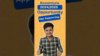 ✨ Accenture Mass Hiring for 2024, 2025, 2026 ✨Application Support Engineer🔥#accenture #hiring #jobs