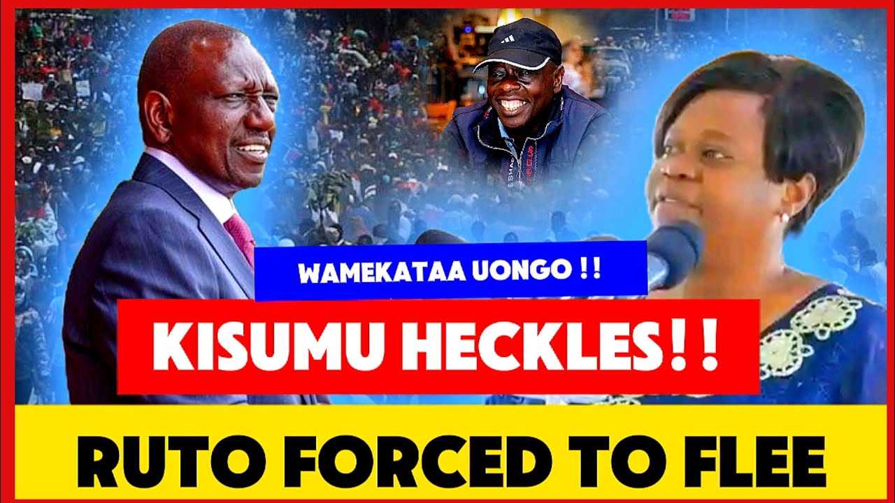 RUTO FOOLISHED!! KWENDA KABISA❗ ANGRY KISUMU  GENZs HECKLES P.RUTO AS  WANGA TRIED  PRAISING HIM