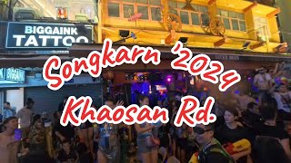 Songkarn 2024 Khaosan Rd #songkarnfestival #songkarnfestivalbangkok #khaosanroad #songkarn2024