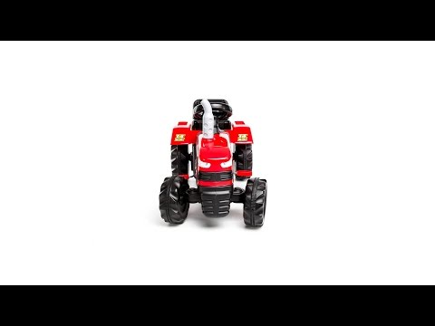 Трактор на педалях, Трактор червоного кольору, ORION, видео 1