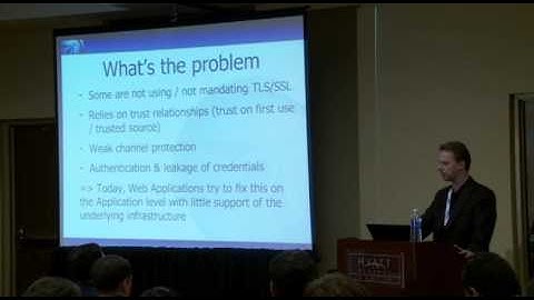 OWASP AppSecUSA 2012: Securing the SSL channel against man-in-the-middle attacks
