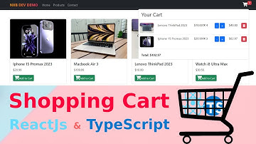 Hướng Dẫn Tạo Shopping Cart Với ReactJs và TypeScript | Context API