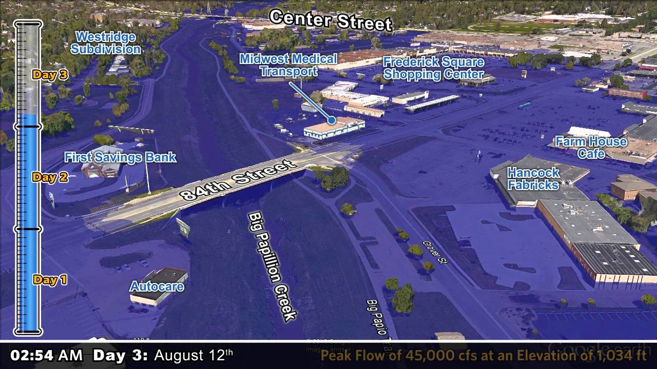 Big Papillion Creek Watershed Flood Project Big Papio YouTube