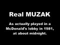 Real MUZAK, as actually played in a restaurant lobby