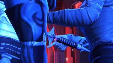 SWTOR Killing Darth Baras With His Own Lightsaber