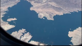 Lufthansa LH 456 Boing 747-8 D-ABYI Frankfurt Los Angeles Lake Mead Arizona / Nevada Willow Beach 