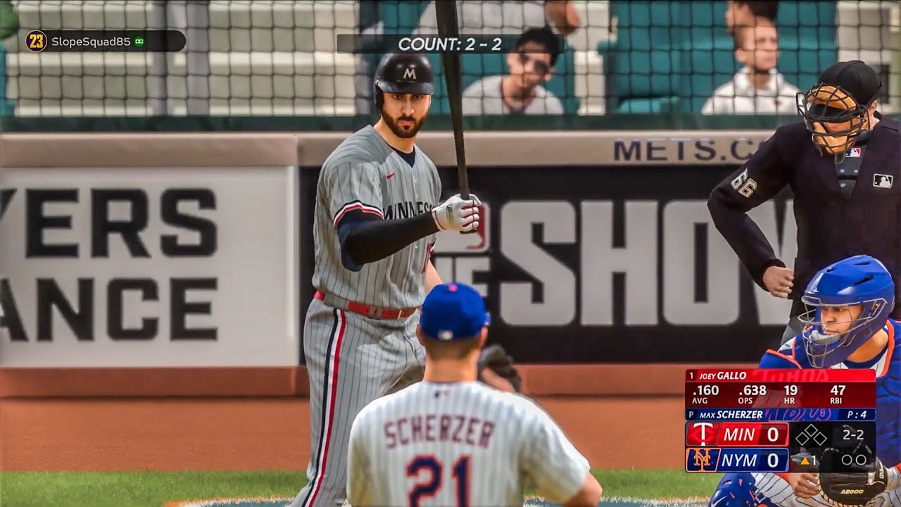 Max Scherzer No Hitter! MLB The Show 23 Online Rated! Mets vs Twins PS5