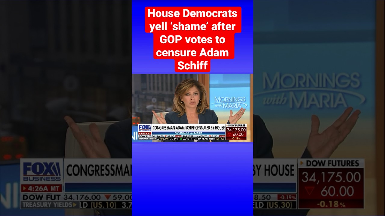 ‘THEY’RE CLOWNS’: Bartiromo torches Dems after House erupts over Rep. Adam Schiff censure #shorts