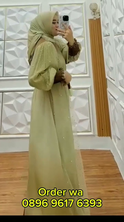 Model Gamis / Dres Pesta Terbaru Cantik Elegant. Nadine. 335 K