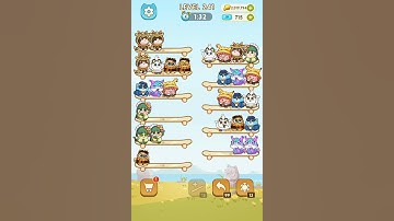 Cat Sort Puzzle: Cute Pet Game (level 241) #catsort #sonatgame #catsortpuzzle