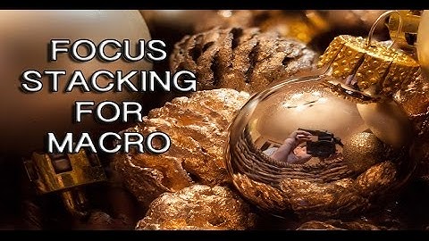 FOCUS STACKING: Macro tutorial