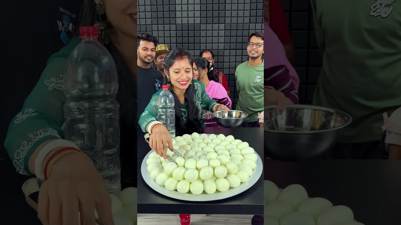 Unlimited Egg Funny Challenge With Full Family