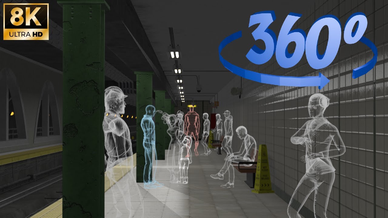 Last Train Station: GHOSTS REPLAY Final Moments… ONE STARES  (360° VR 8K)