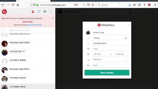 How to Save Unknown Numbers from WhatsApp on PC to Phone screenshot 4