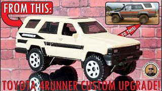 Matchbox 1985 Toyota 4runner 4WD Custom Upgrade with 3D Printed Parts!
GDay Viewers! This week Ive got this long term project that Ive been working on for my collegue Tim, a replica of his 1:1 1980s Toyota 4runner! Matchbox 1985 Toyota 4runner 4WD Custom Upgrade with 3D Printed Parts!