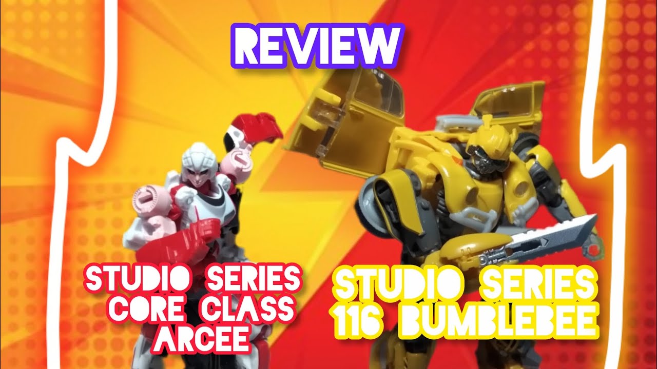 ¿Son buenas? Doble Review studio series core class arcee + studio series 116 Bumblebee [LOQUENDO]