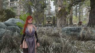 SKYRIM AE - HEAVY MORTHAL SWAMP EXPLAORATION TESTING MY CUSTOM ENB!