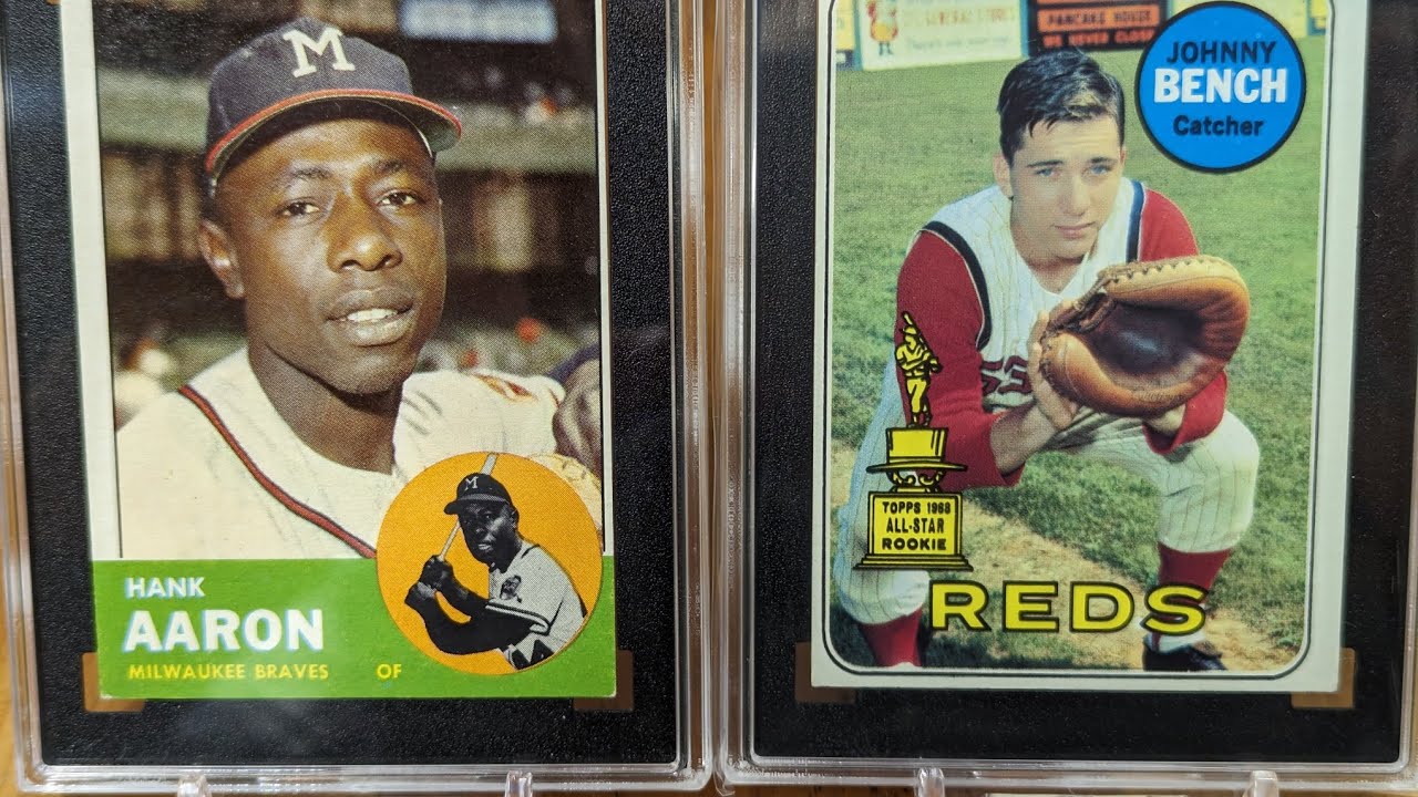 SGC Reveal #9: Off-Center But On Point! Aaron, Bench, 1954 Topps