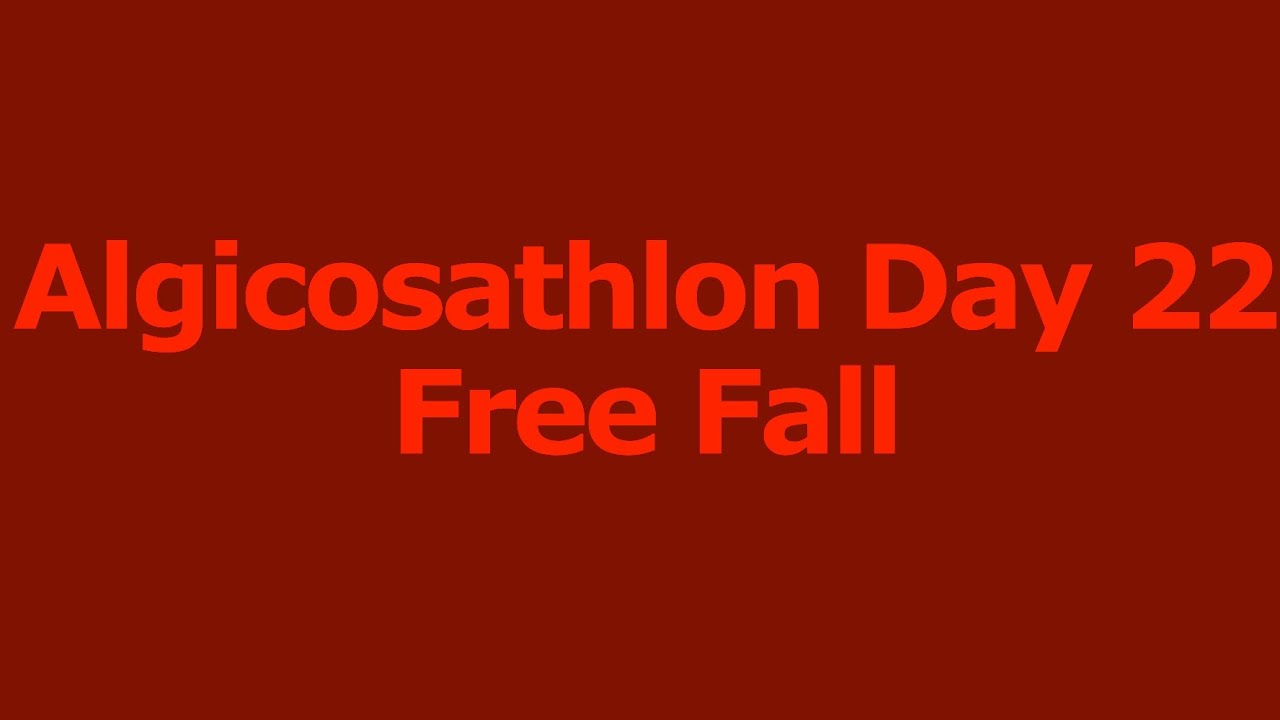 Algicosathlon Day 22 - YouTube