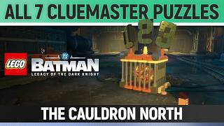 LEGO Batman: Legacy of the Dark Knight - All 7 Cluemaster Puzzles - The Cauldron North