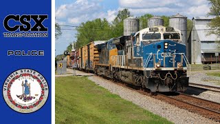 [HD] Chasing CSX #3194 (Spirit of Law Enforcement) to Pleasant Hill, NC - April 2026