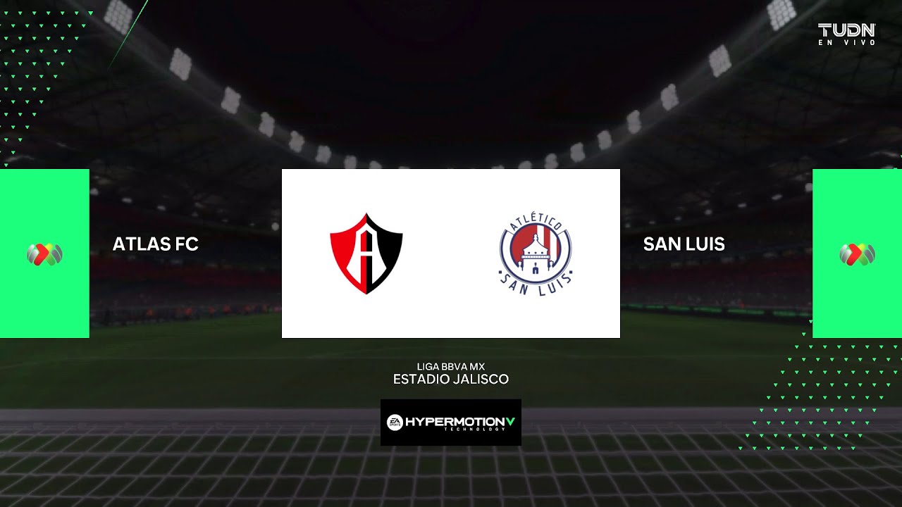 ATLAS VS ATLÉTICO DE SAN LUIS JORNADA 10 LIGA BBVA MX SIMULACIÓN CRMOD ...