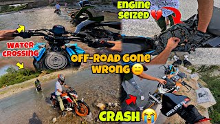 Off-road gone wrong 😑// Duke 250 engine seized 💔 // Bikes collapse 🤯 // Kawa h2r launch