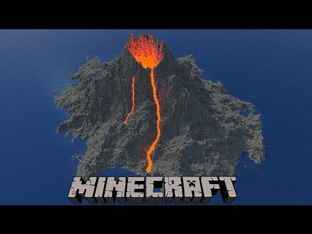 Volcán De Minecraft Realistic Volcano (1.14) Minecraft Map