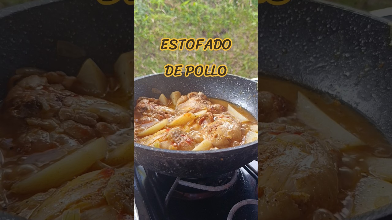 Estofado de Pollo 🍗 #recetas #asmr