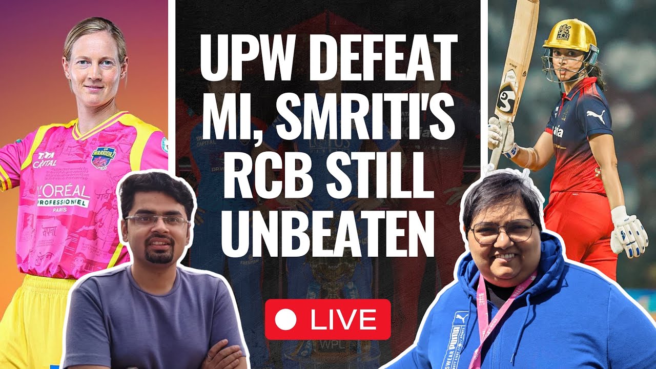 WPL 2026: Smriti leads RCB to victory, Consecutive wins for UPW