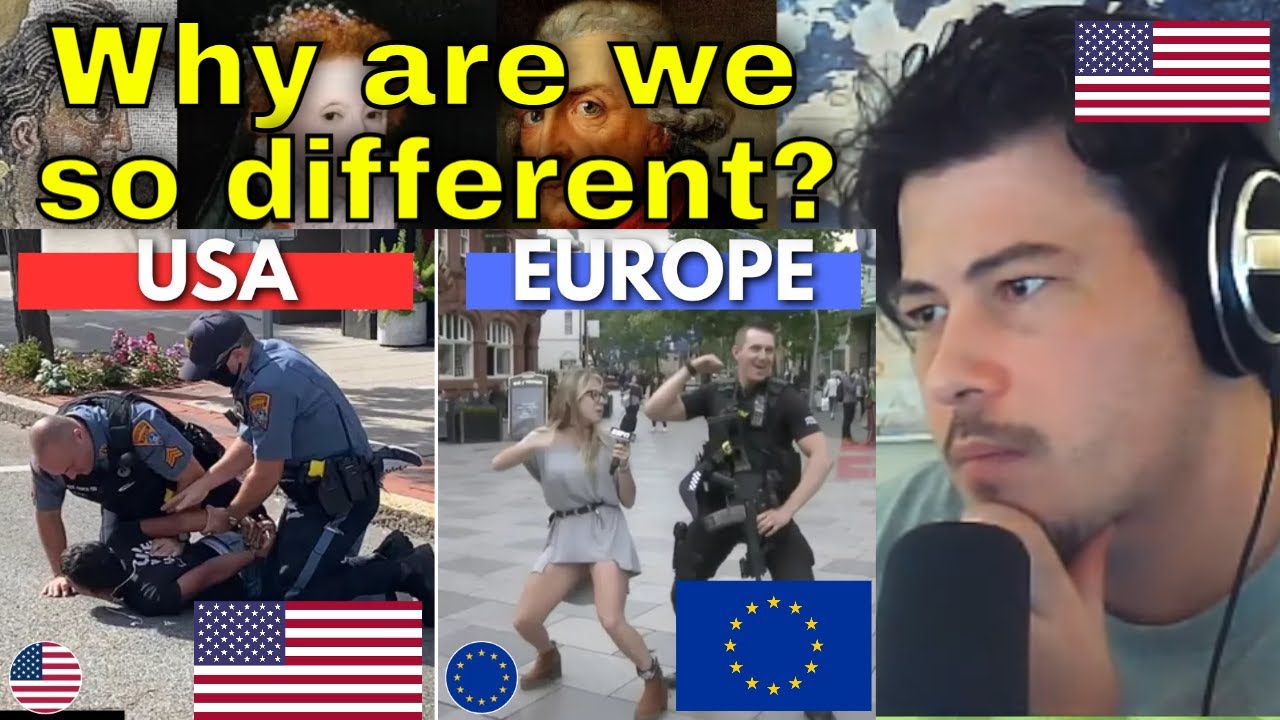 American Reacts How American Police Compare To The Police In Europe