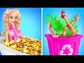 RICH vs POOR DOOL MAKEOVER 💝 Barbie Makeup Transformation 😱 Save This Poor Doll by YayTime! FUN