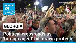 Georgia at political crossroads as 'foreign agent' bill draws protests • FRANCE 24 English