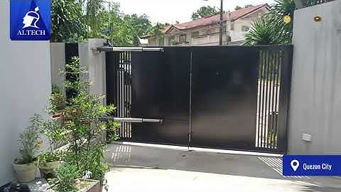 Bi-Fold Gate installation with SW-03L Gate Opener #altech #swinggateopeners