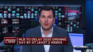 Cnbc's eric chemi reports on major league baseball's decision to delay
the start of season amid coronavirus outbreak. for access live and
exclusiv...