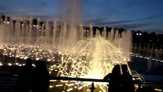 Вечер Царицыно. Москва, музыкальный фонтан Царицино , красивое видео . 😍