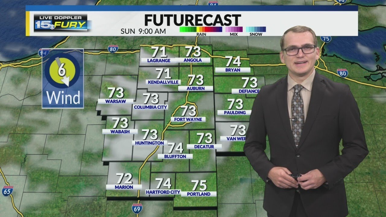 Wrapping up the weekend warm and muggy - YouTube