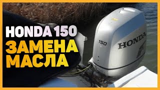 Лодочный мотор Honda 150  Замена масла