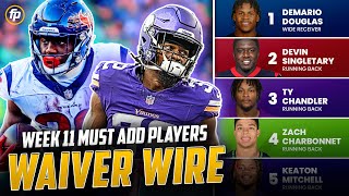 Week 11 Waiver Wire Pickups | Must-Have Players to Add to Your Roster (2023 Fantasy Football)